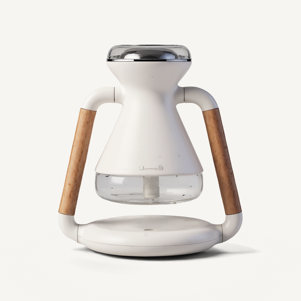 3-In-1 draadloze oplader, aromaverstuiver & bevochtiger