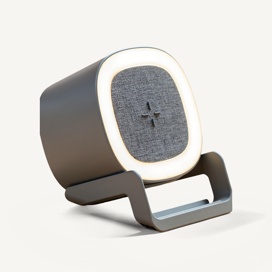 Draadloze luidspreker-oplader met LED