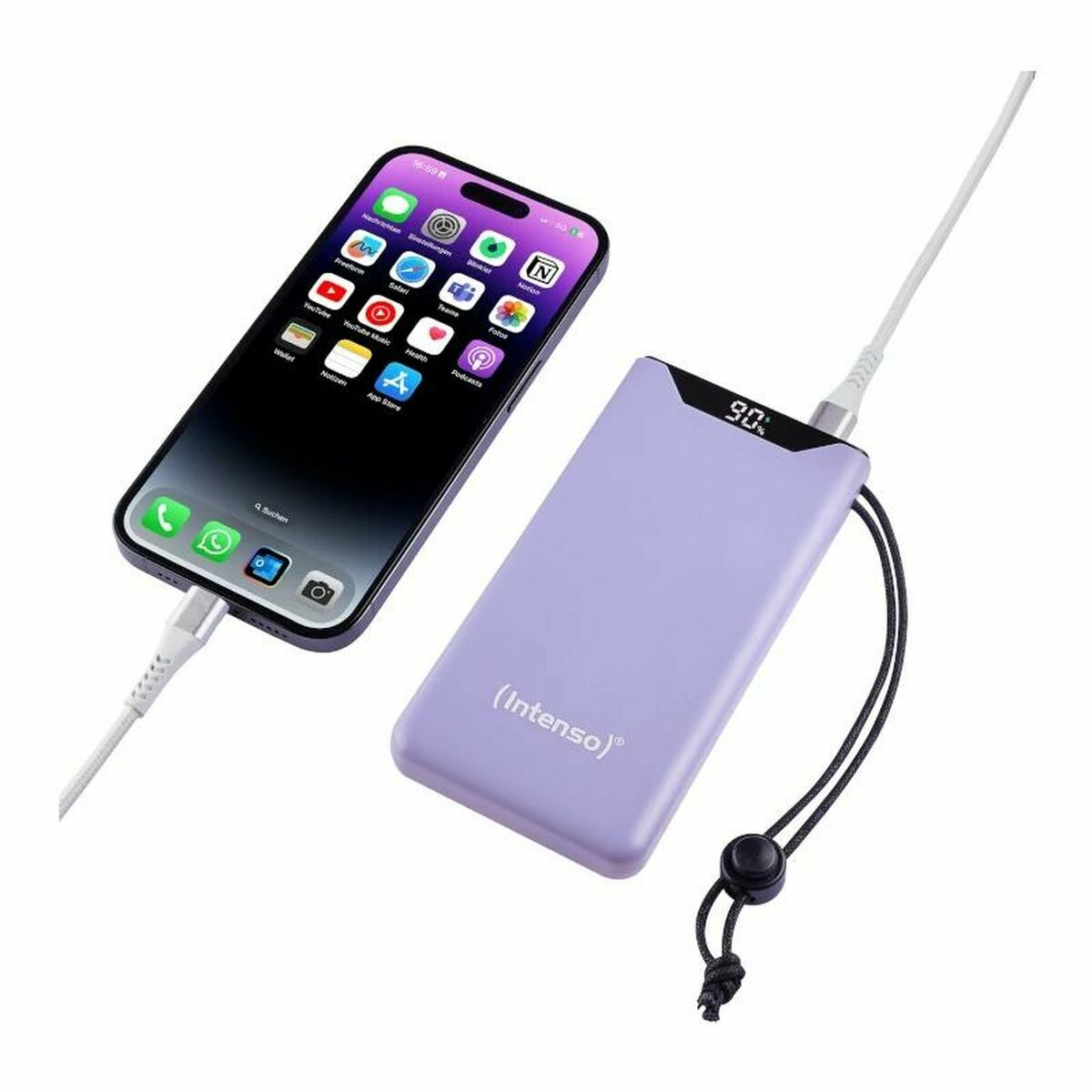 Intenso Powerbank Intenso F10000 10000 Mah Paars