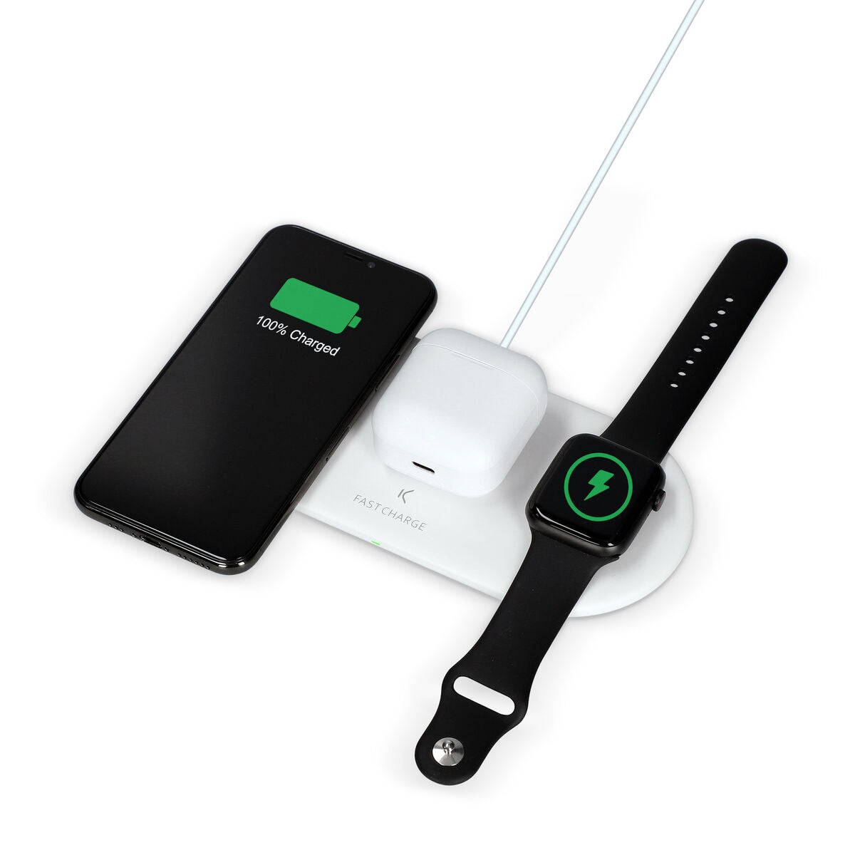 Ksix Draadloze Oplader Ksix Apple-Compatible